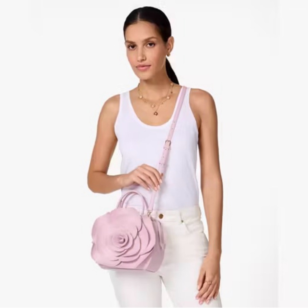 Kate Spade Pink Rose Crossbody Bag